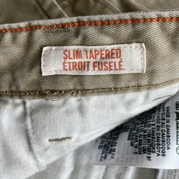 ⭐️HP⭐️ Sz32wx34L Dockers Alpha collection slim fit khakis VGUC - Picture 7 of 10